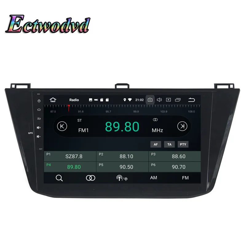 Cheap Ectwodvd 4G RAM 32G ROM Octa Core Android 8.0/8.1 Car DVD for Volkswagen Tiguan 2016 2017 2018- Radio Stereo Play GPS Navigation 7