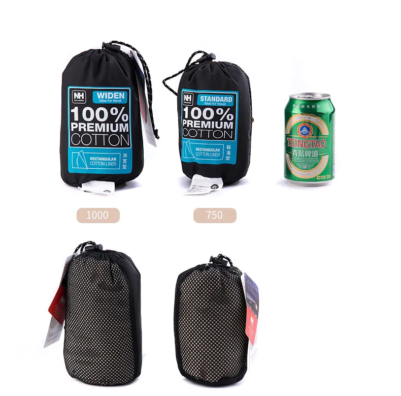 Saco de Dormir Caminhadas ao ar Splicing Algodão Forro Envelope Naturehike Ultraleve 2 Portátil Camping Livre Tamanho 6 Splicing Algodão Saco de Dormir Forro Envelope