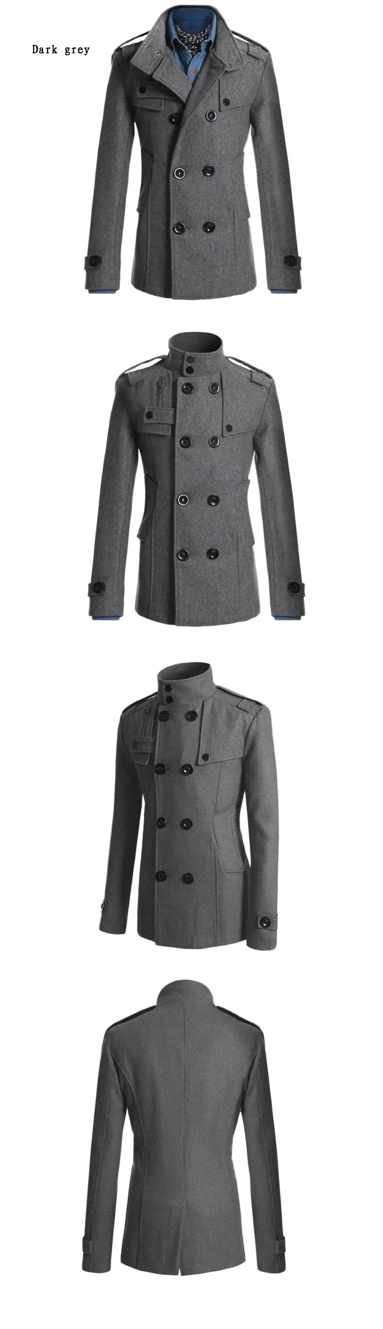 MRMT Брендовое Новое мужское шерстяное пальто Mao для мужчин, длинный костюм, шерстяная ветровка, Мужское пальто, верхняя одежда