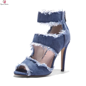 

Original Intention Super Sexy Women Gladiator Sandals Peep Toe Thin High Heels Casual Sandals Party Shoes Women US Size 3-10.5
