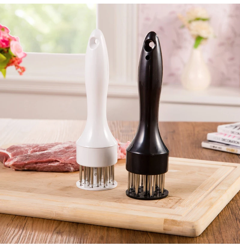 TUUTH Steak Pork Chops Quick Pine Needle Practical Stainless Steel Tender Meat Needle Tender Meat Hammer Kitchen Gadgets Steak A6