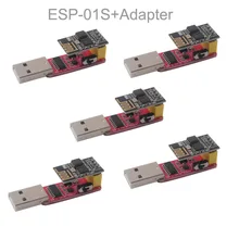 5 комплектов ESP-01S с USB к ESP8266 ESP-01S беспроводной Wifi адаптер модуль Wi-Fi CH340G 4,5-5,5 V FZ2400+ FZ2667