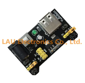 

20pcs Breadboard Power Supply Module 3.3V 5V MB-102 Solderless Bread Board New dedicated power module