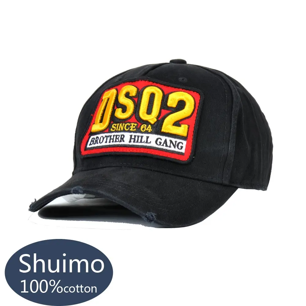 DSQICOND2 العلامة التجارية DSQ Casquette القبعات الصلبة نمط القبعات رسائل DSQ2 Casquette أبي قبّعة بيسبول هيب هوب Snapback قبعة ل رجل امرأة