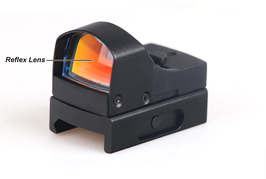 BIJIA Mini Max Reflex Red Dot прицел двойной яркости Weaver 20 мм Rail