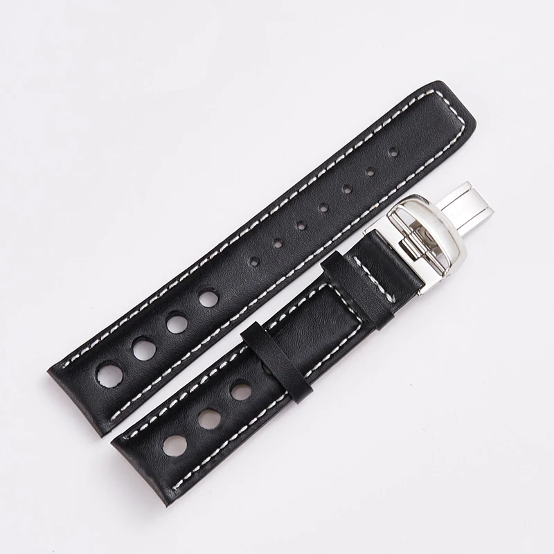 Ремешок кожаный для часов Tissot Sports Racing Series PRS516 1853 T91 20 мм|Ремешки часов| |