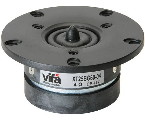 Оригинальный 4 дюймовый Высокочастотный динамик VIFA XT25BG60 04 шелковый купол с двумя