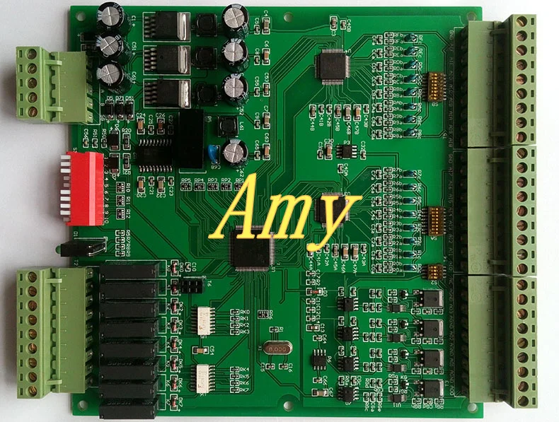 16AI/4AO high precision analog input and output module with 8 relay output IO expansion board