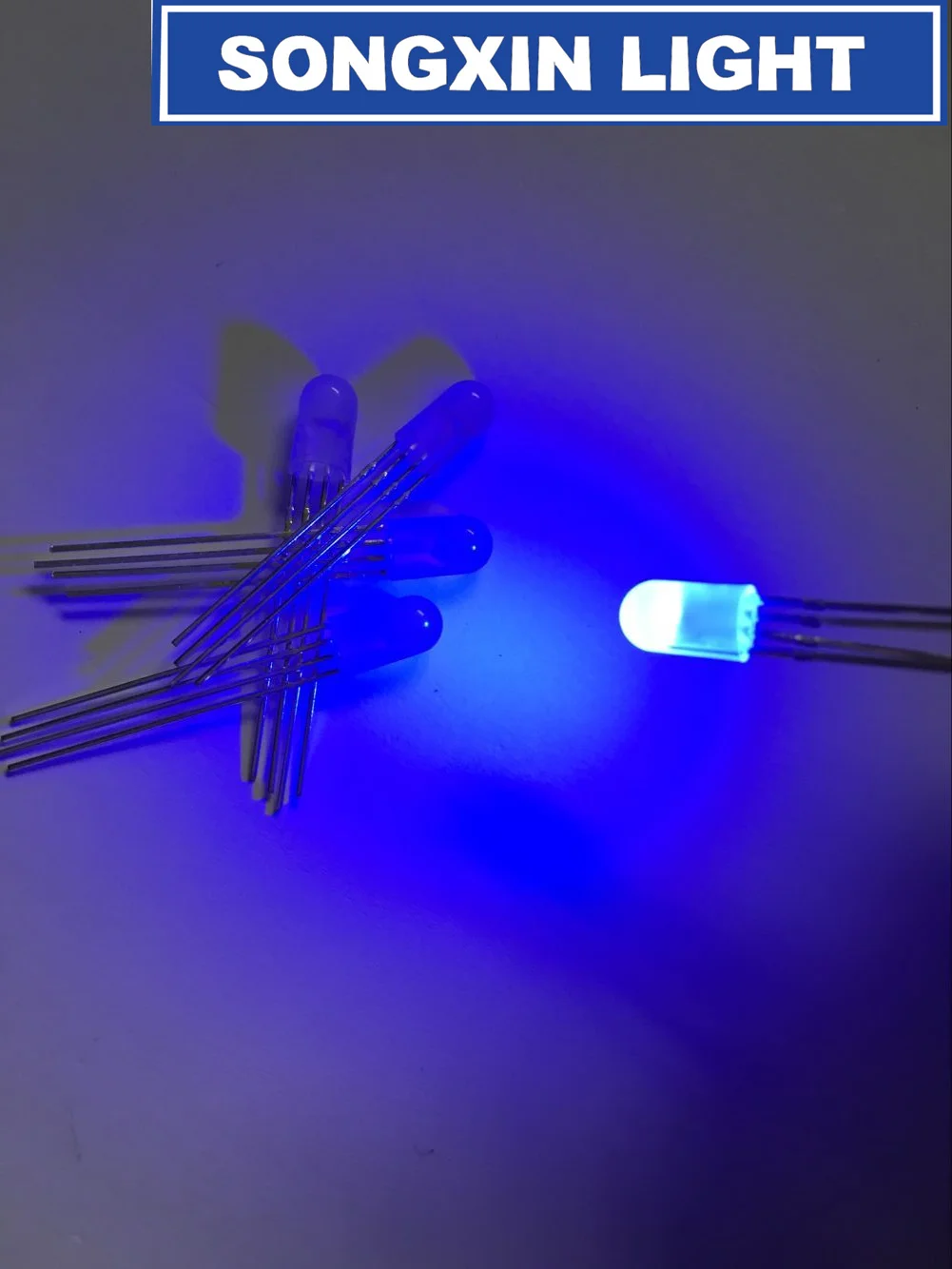 500 шт. LED 5 мм RGB диффузный общий анодный катод красный зеленый синий 4 контакта