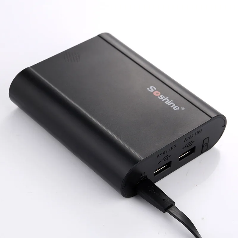 Soshine E3 power bank LCD display 4 Slot 18650 Battery Charger Mobile Power Box USB Cable+ICR18650-26F 2600 mAH batteries Soshine E3 power bank LCD display 4 Slot 18650 Battery Charger Mobile Power Box USB Cable+ICR18650-26F 2600 mAH batteries