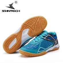 SUNTECH Мужчины Женщины Настольный Теннис Shoes Обучения Дышащий Кружева держатель Анти-Скользкие Износостойкой Кроссовки Sport Shoes