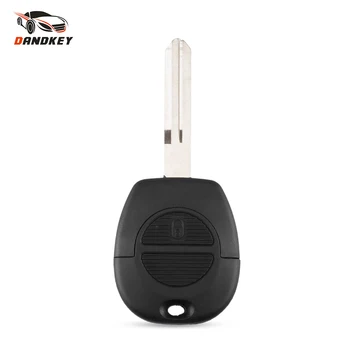 

DANDKEY Case Fob Remote Key Shell 2 Buttons For Nissan Primera Micra Terrano Almera X Trail Remote Fob Replacement