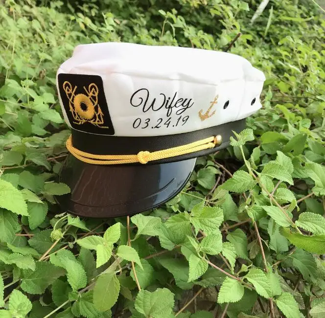 custom nautical wedding Bride Captains 