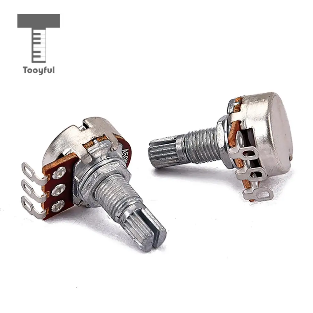 Guitar Potentiometer A50K B50K Split Shaft Linear Taper Volume Tone Pot