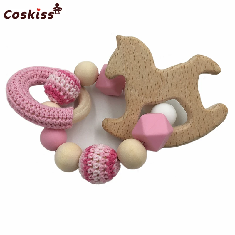 Детский деревянный Прорезыватель для зубов из Букового дерева|baby wooden teether|baby teether