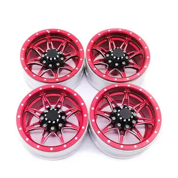 

RCtown 4Pcs RC Rock Crawler Metal Rims 1.9 Inches Beadlock for 1/10 Axial SCX10 90046 TAMIYA CC01 D90 D110 TF2