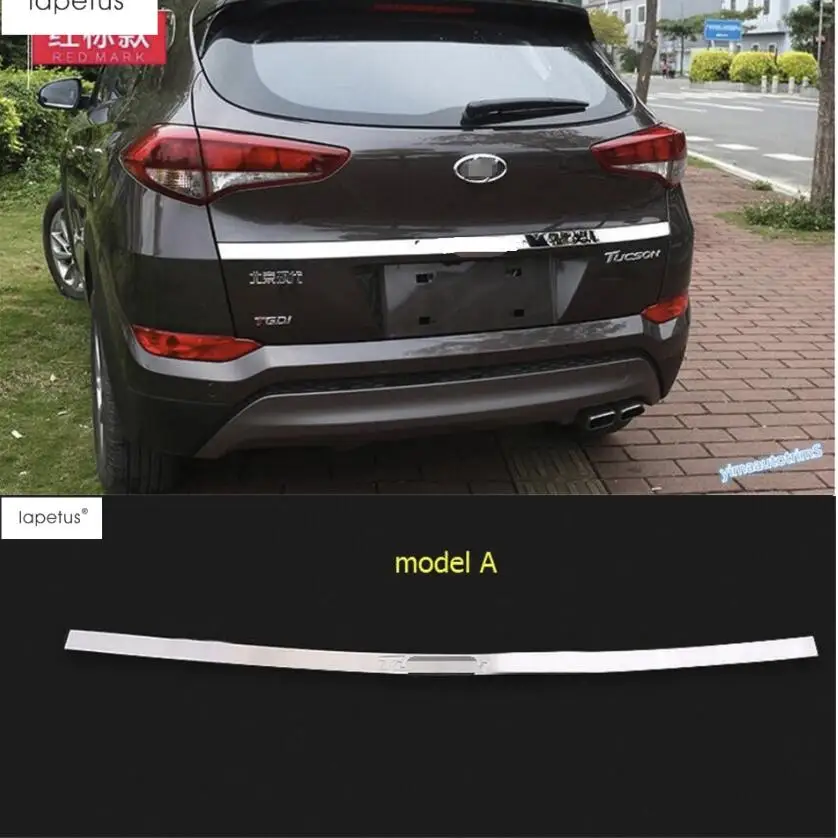 

Accessories For Hyundai Tucson 2016 - 2018 Rear Trunk Lid Cover Tailgate Trim Hatch Back Door Handle Molding Boot Garnish Strip