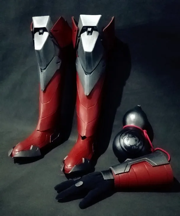 По индивидуальному заказу патруля Хэллоуин ужас Ханзо симада кожи Косплей демона Броня