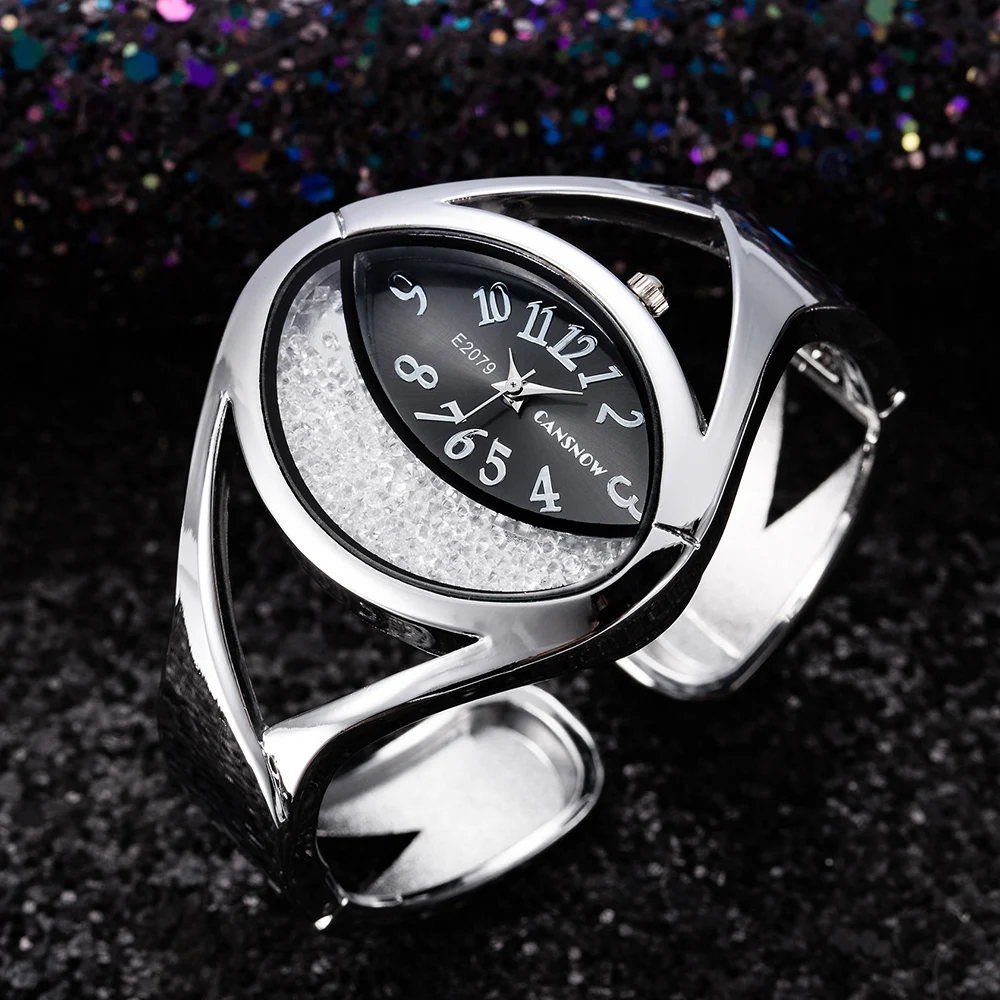 Роскошные серебряные женские часы-браслет женские часы роскошные стразы женские часы reloj mujer relogio feminino