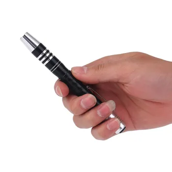 

1W 1.5V Portable Medical Mouth Eye Ear Care Inspection Penlight Multifunctional Flashlight Mini Pocket Torch Light Black