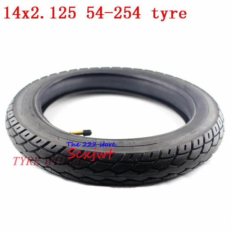 

14x2.125 bike folging electric scooter tyre 14 * 2.125 tyre tube fits Many Gas Electric Scooters 14 inch E-bike wheel tire