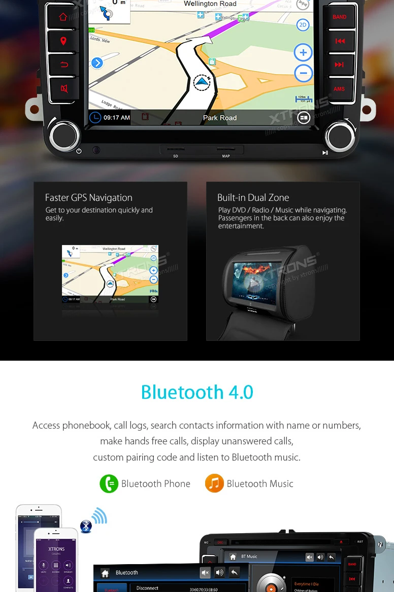 Flash Deal 7" DAB+ Radio Car DVD Player GPS For Volkswagen VW Skoda Seat Amarok Beetle Bora Caddy Eos Golf Passat T5 Auto 2 Din RDS Stereo 11