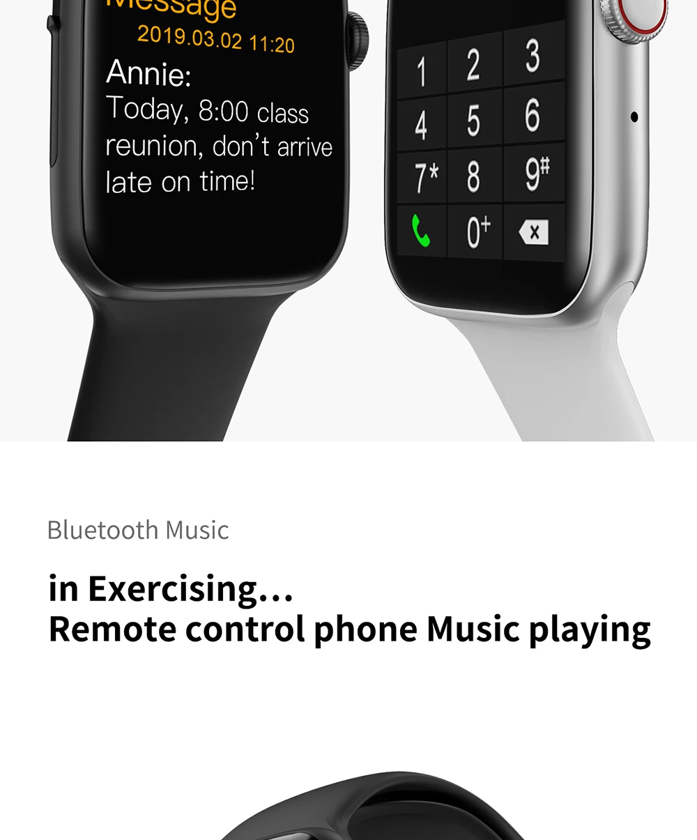 FocuSmart 2019 W34 Смарт-часы 1,54 дюймов Bluetooth Вызов спортивные Смарт-часы отслеживатель Шагомер Смарт-часы для IOS Andriod