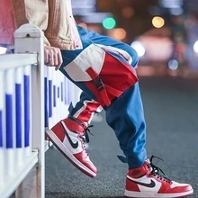Mens Cargo Harem Pants Hip Hop Casual Pant Male Tatical Joggers Trousers Fashion Casual Pants Streetwear Pants with Side Pockets Mens Cargo Harem Pants Hip Hop Casual Pant Male Tatical Joggers Trousers Fashion Casual Pants Streetwear Pants with Side Pockets