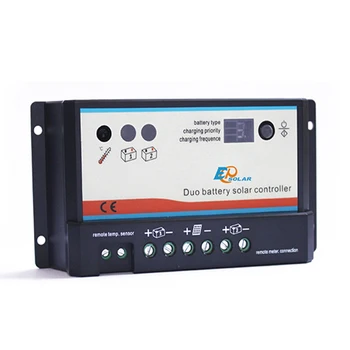 

PWM EPVER EPIPDB-COM 10/20A 12/24v Dual Duo Two Battery epsolar Solar Charge Controller Regulators MT-1 MT1 RTS150R47KA