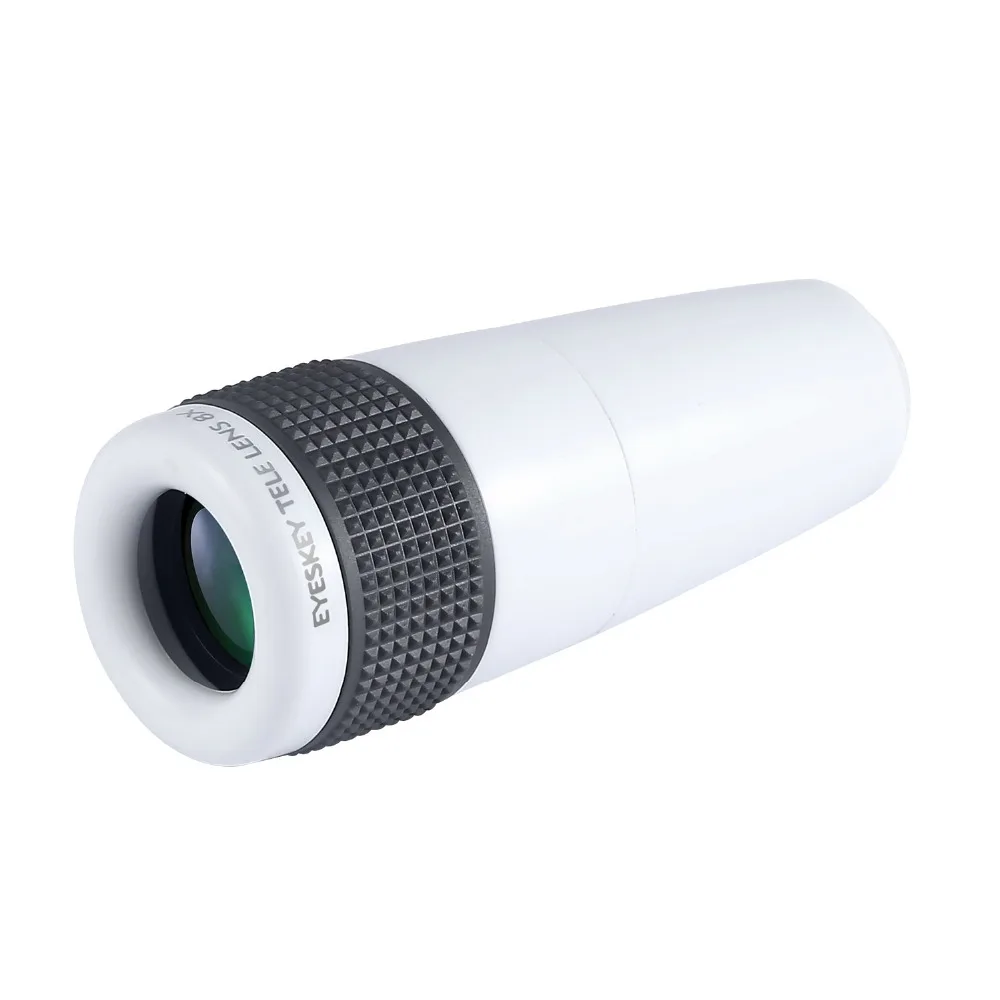 Eyeskey 8x телескоп зум мобильный телефон объектив портативный мини широкоугольный окуляр объектив с универсальным кронштейном подключение к телефону