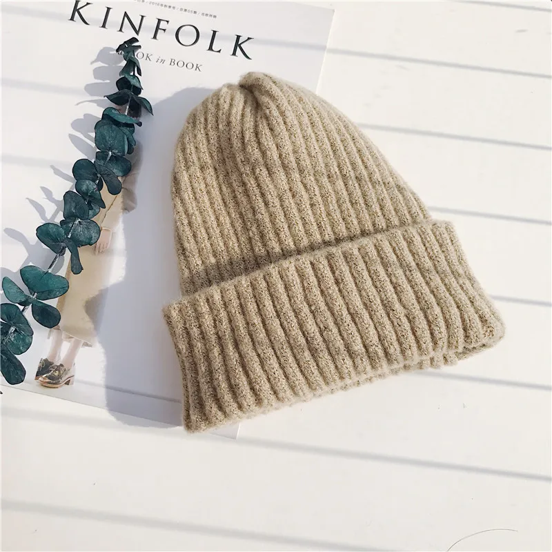 Новые зимние шапки для мужчин и женщин Skullies Beanies женские модные теплые шапки унисекс эластичные вязаные шапки высокого качества