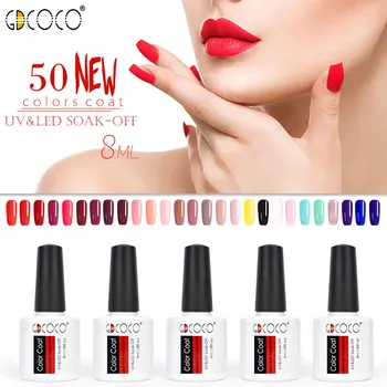 70312 long lasting Gel nail polish canni supply 50 colors gdcoco soak off gel varnish
