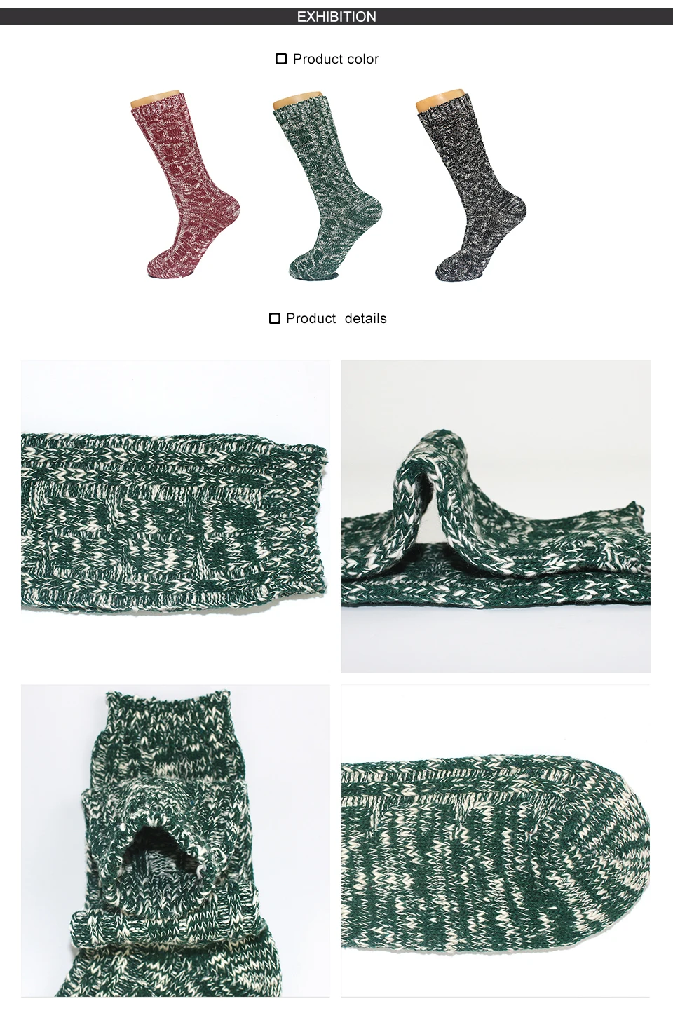 Winter Warm Cotton Female Male Socks