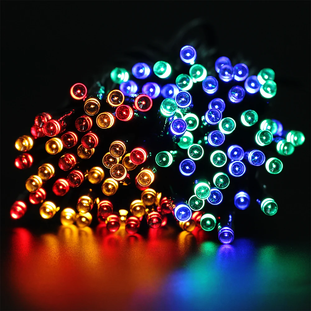 Buy 12M 100LED Solar Lighting String Solar Powered