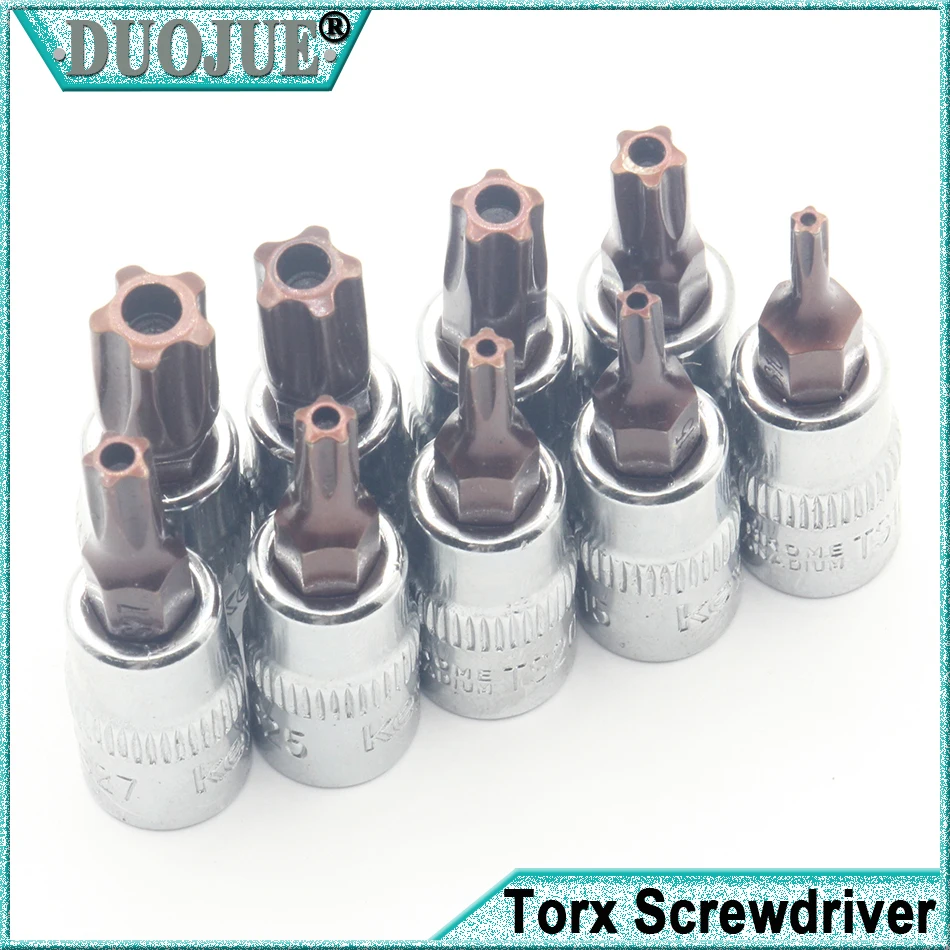 1Pc Torx Star Pentalobe Screwdriver Bit Socket Set 1/4 Inch Drive