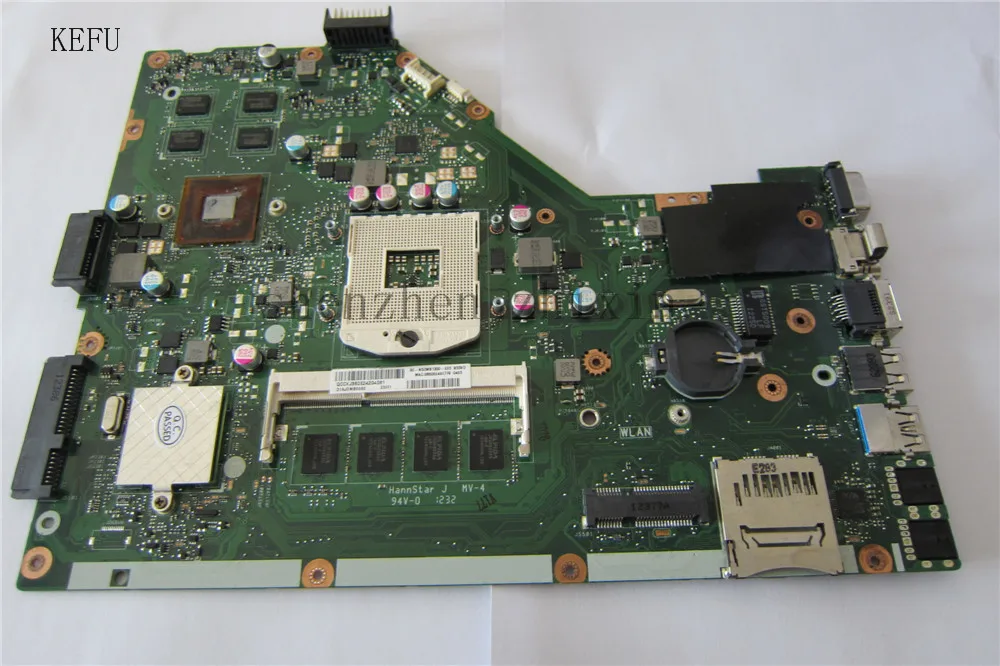 

Free shipping,The laptop motherboard for X55VD REV2.1 HM76 PGA 989 GeForce GT 610M 1 Gb tested Ok