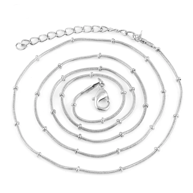 60-5cm-Fashion-4-Colors-Snake-Chains-Necklace-Men-Women-With-Lobster-Clasps-For-Glass-Living