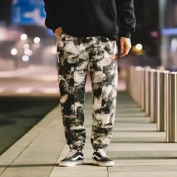 

Hip Hop Streetwear Tactical Pants Milti-Pockets Elastic Waist Military Camouflage Uniforms Ankle Length German Army Pants 5XL