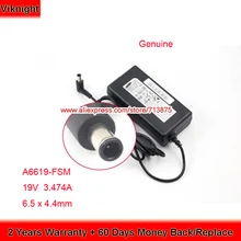 Натуральная A6619_FSM 19V 3.474A Мощность адаптер для samsung UN32M5300AF UN32M530DAFXZA UN32J525DA светодиодный ТВ 5205 UE32J4570 UN32J4570