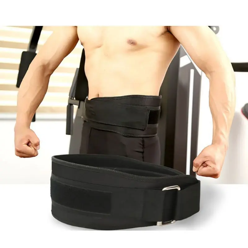 

Men Women's Nylon Weightlifting Belt Fitness Training Waist Support with Flexible Ultralight Foam Core Slimming Belt