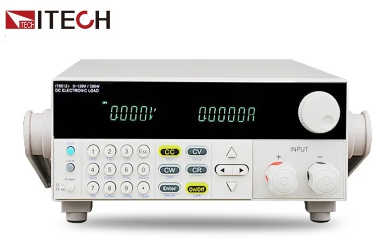

ITECH IT8512+ DC Programmable Electronic Load 120V 30A 300W 1mV 0.1mA