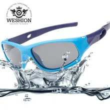 WESHION очки Детские поляризованные детские спортивные винтажные Роскошные Брендовые очки для мальчиков и девочек Gafas De Sol Mujer Glasse