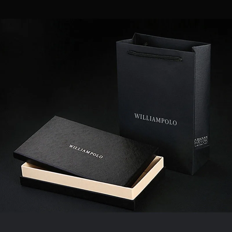 WILLIAMPOLO модный кошелек! Горячая Распродажа! Известный WILLIAMPOLO Роскошный 100% Кожаный Модный Сумка-клатч на замке мужской кошелек PL273