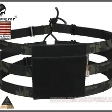 Emerson Тактический 3-полосный легкий облегченный широкий матерчатый пояс Мультикам MCBK MCTP MOLLE скелетных поясом для AVS СКП жилет несущая пластина
