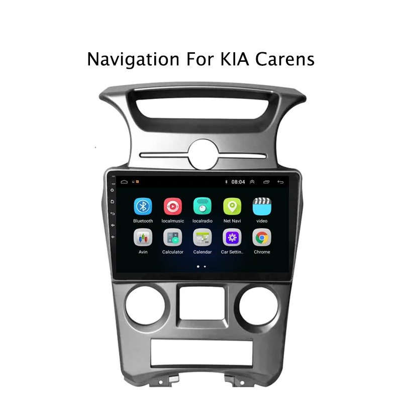 NaviTopia Android 8 1 автомобильный Радио стерео плеер для Kia Carens 2007 2008 2009 2010 2011 с