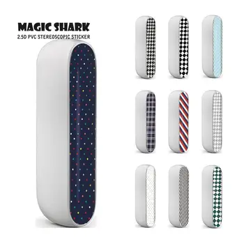 

Magic Shark Stripe Dot Cell Fashion Waterproof PVC Bumpy 2.5D E Cigarette Case Cover Sticker for IQOS 3 3.0
