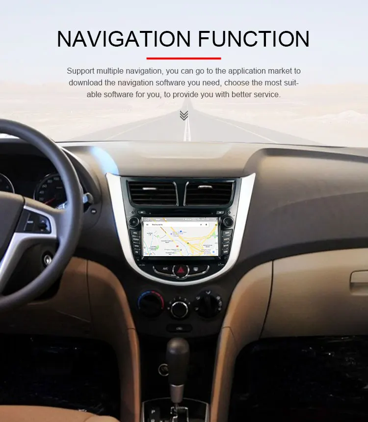Cheap TOPBSNA Android 9.0 Car Multimedia Player For Hyundai Solaris accent Verna i25 GPS Navigation 1 Din Car Radio Video Stereo Audio 9