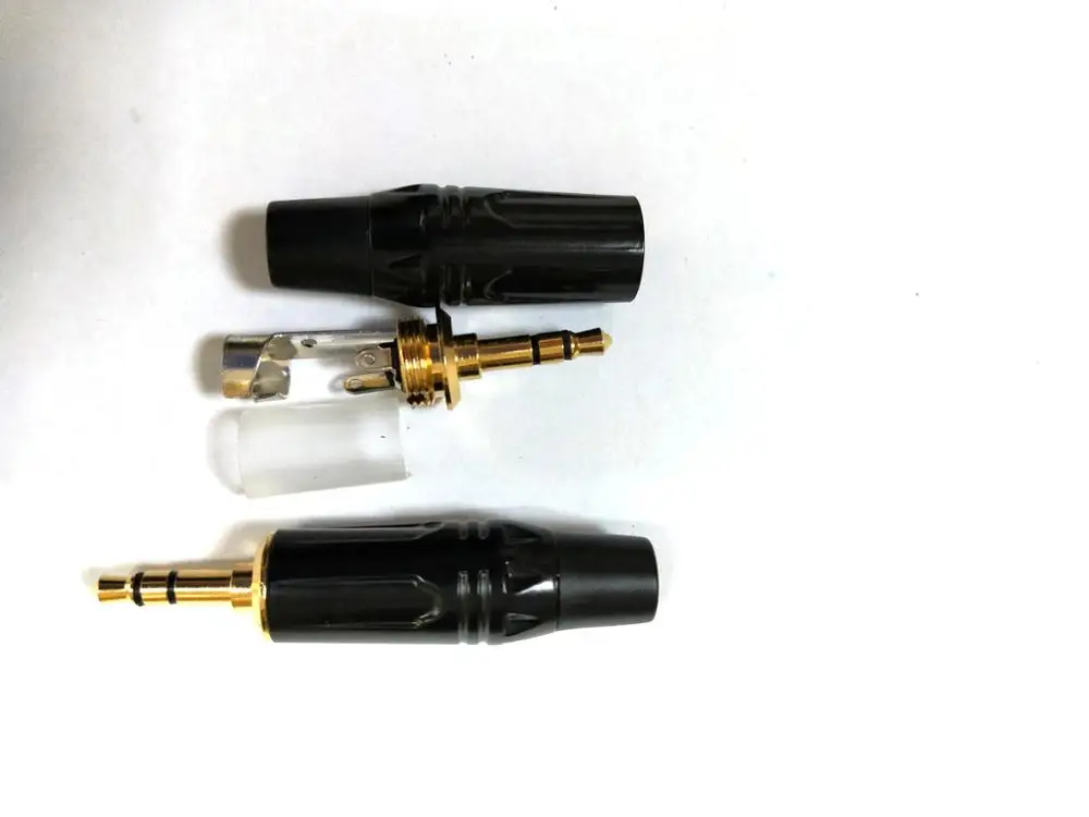 1000pcs Stereo 3 5mm 3 Pole Repair Headphone Jack Plug Connector Cable Audio Adapter Connector Audio Jack 3 5mm Plug