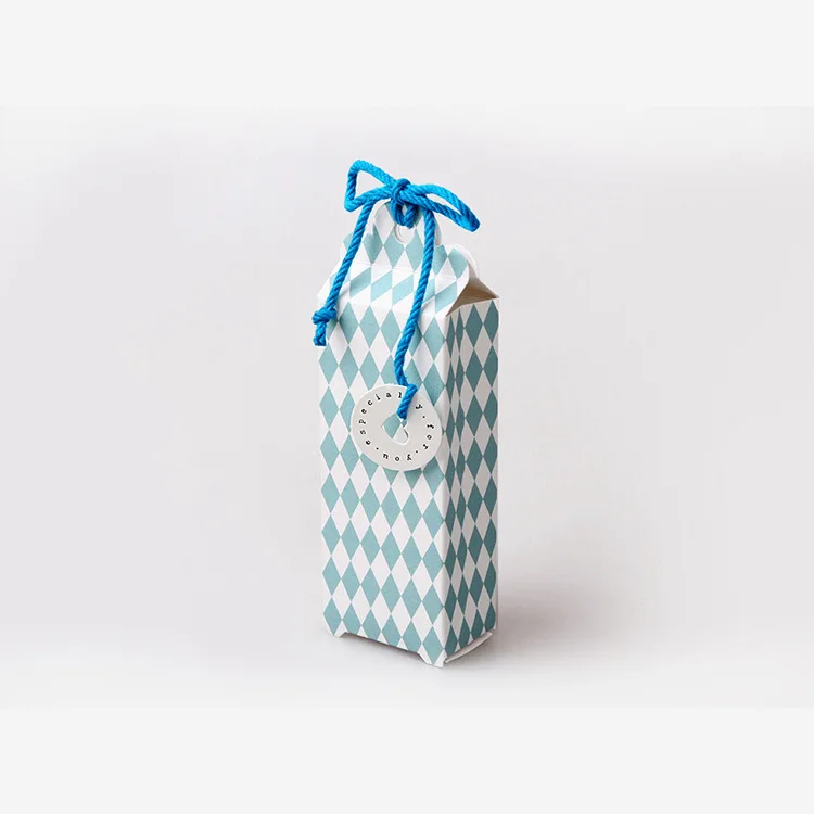 100 шт. прямоугольные коробки с голубым алмазным рисунком|box box|box gift boxbox portable |