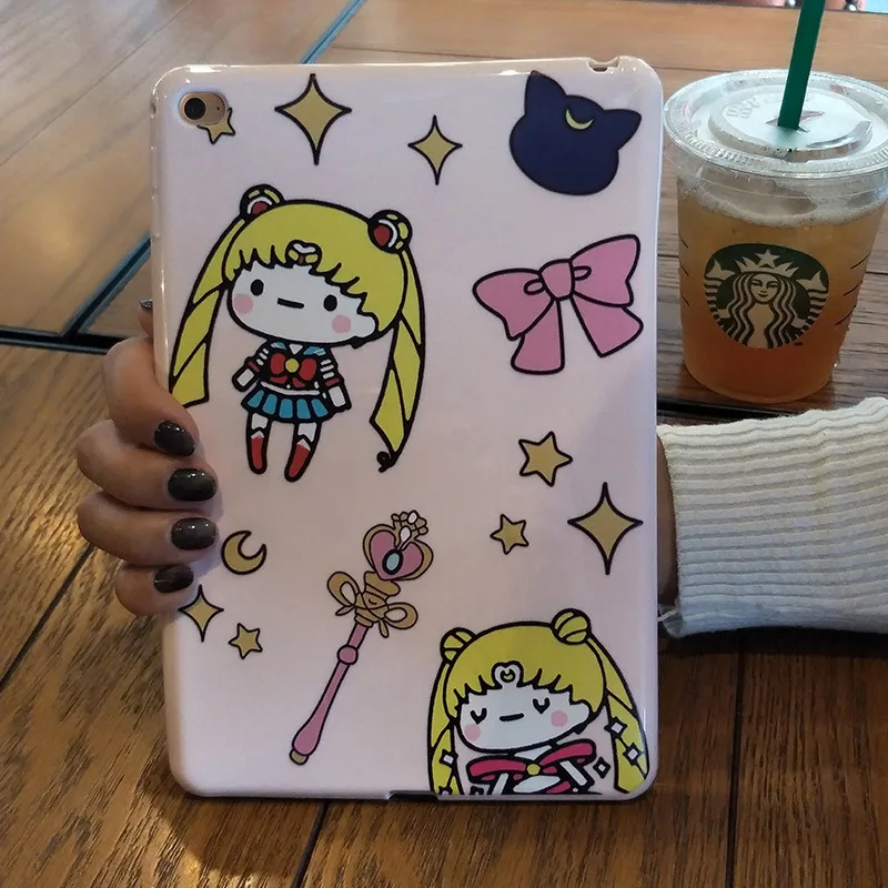 Tablet TPU Soft Case For iPad mini 1 2 3 4 Lovely Cartoon Silicone  Back Cover Case For iPad 7.9'' 2018 2017 (8)
